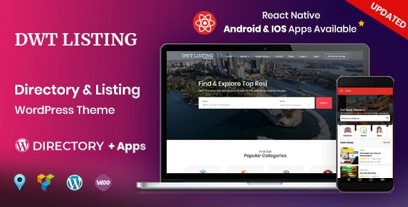 DWT Listing v3.0.6 - Directory & Listing Wordpress Theme