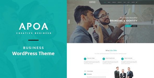 Apoa v1.3.2 - Business WordPress Theme