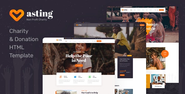 Asting v1.0 - Charity & Donation HTML Template