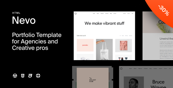 Nevo - Creative Pro & Agency Studio Template