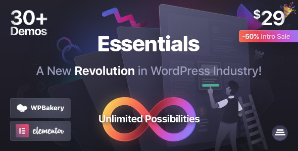 Essentials v1.0.3 - Multipurpose WordPress Theme
