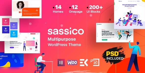 Sassico v1.3 - Multipurpose Saas Startup Agency WordPress Theme