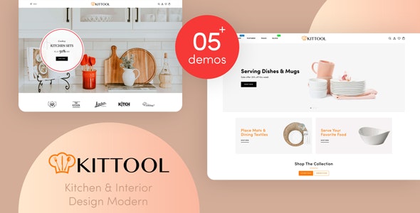 KitTool v1.0 - Kitchen & Interior Design Modern Shopify Theme