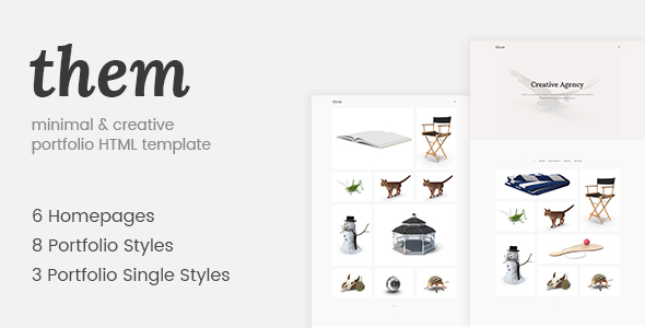 Them v1.0 - Minimal and Creative Portfolio HTML Template