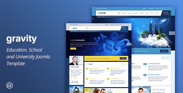 Gravity v2.7.1 - Education Joomla Template