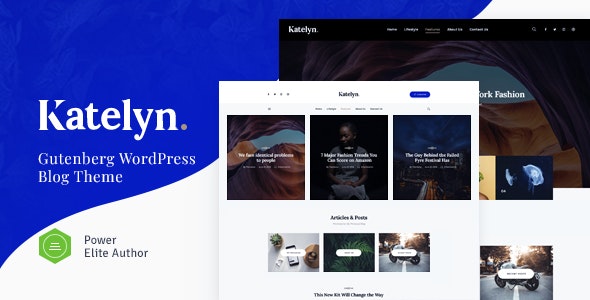 Katelyn v1.0.2 - Creative Gutenberg Blog WordPress Theme