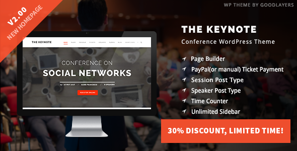 The Keynote v2.21 - Conference / Event / Meeting Theme