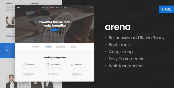 Arena v1.0 - Business & Agency HTML5 Template