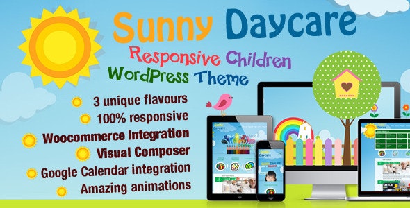 Daycare v3.2 - Kindergarden WordPress Theme