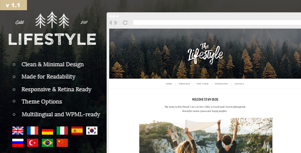 The Lifestyle v1.2 - Vintage, Minimal and Simple Theme