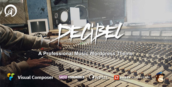 Decibel v3.0.3 - Professional Music Wordpress Theme