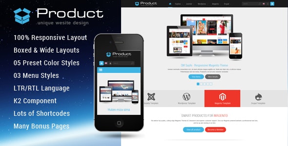 Download Product v3.9.6 – Responsive Business Joomla Template | Free Nulled Scripts