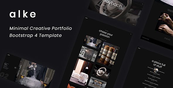 Alke v1.0 - Minimal Creative Portfolio Template