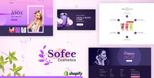 Sofee v1.0 - Beauty Cosmetics Shopify Store
