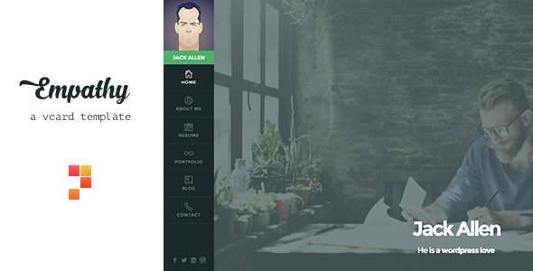Empathy v1.3.9 - A vCard WordPress Theme
