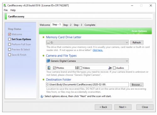 Download CardRecovery 6.30 Build 0216 Portable [Latest]