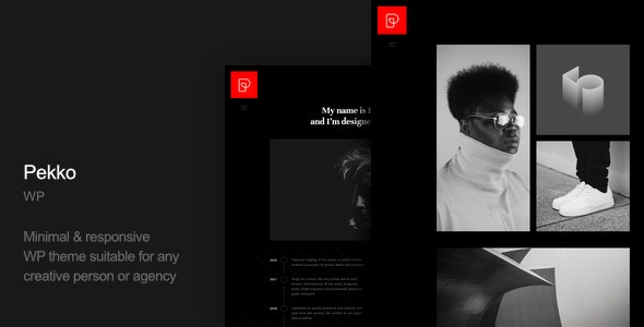Pekko v1.1 - Minimal Dark WordPress Theme