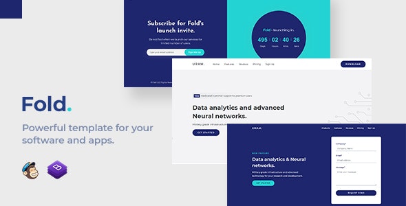 Fold v1.0 - Software and App Template