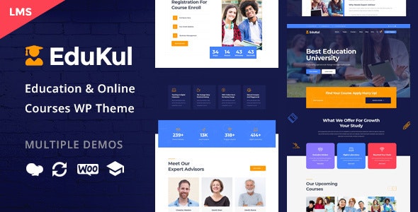 Edukul v1.9 - Online Courses WordPress Theme