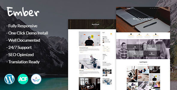 Ember v2.0.1 - Digital Marketing Agency WordPress Theme