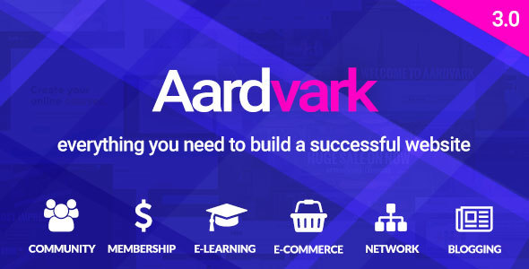 Aardvark v3.0 - BuddyPress, Membership & Community Theme
