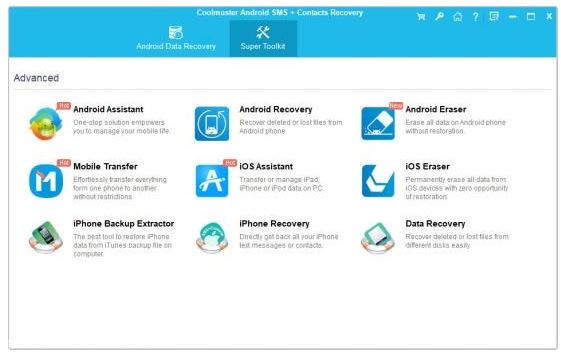 Coolmuster Android SMS + Contacts Recovery