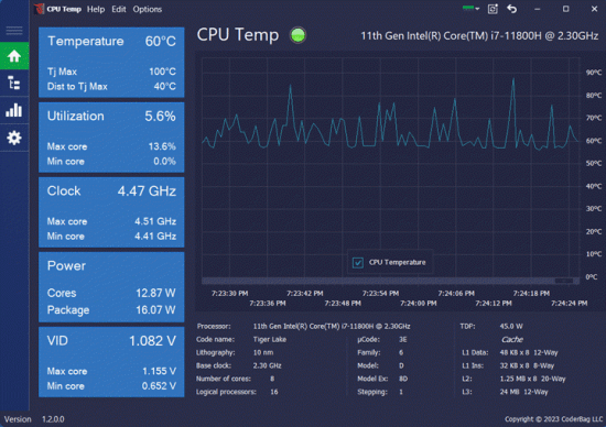 Download CPU Temp 1.9.0.0 Portable