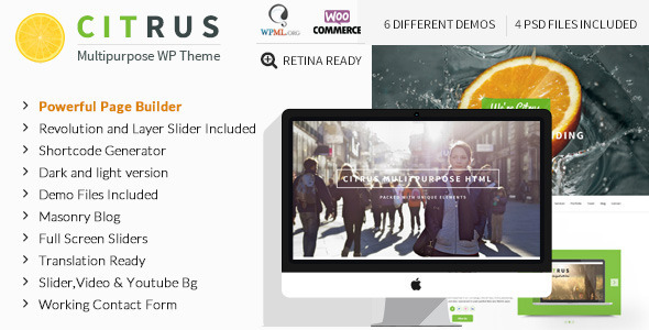 Download Citrus v2.2 – Creative One Page Multi-Purpose Theme | Free Nulled Scripts