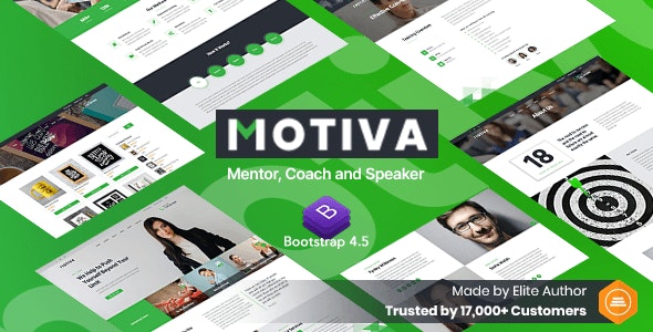 Motiva v1.0 - Mentor and Motivation Website Template