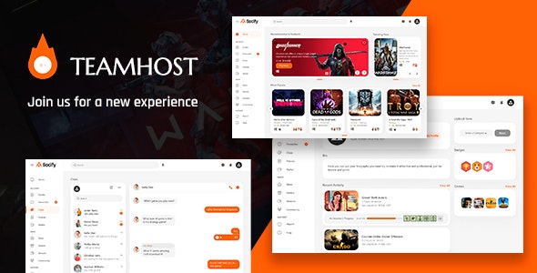TeamHost v1.0 - Gaming Community HTML