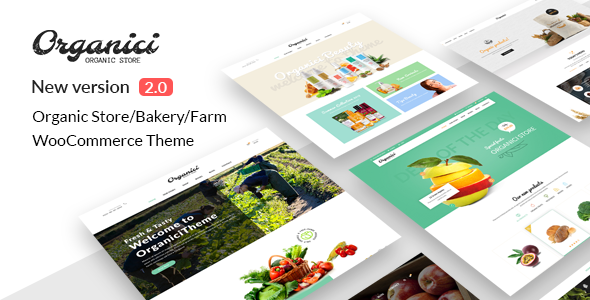 Organici v2.0.3.1 - Organic Store & Bakery WooCommerce Theme