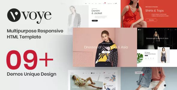 Download Voye – Multi Layout Fashion eCommerce HTML Template | Free Nulled Scripts