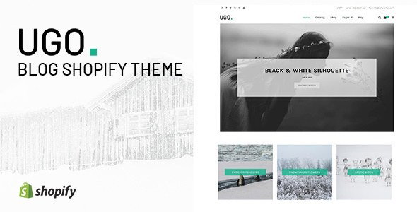 Ugo - Blog Store Shopify Theme