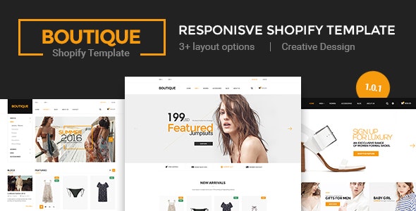 Boutique v1.0.1 - Multi Store Responsive Shopify Theme