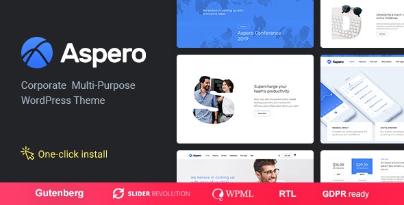 Aspero v1.0.3 - Business WordPress Theme