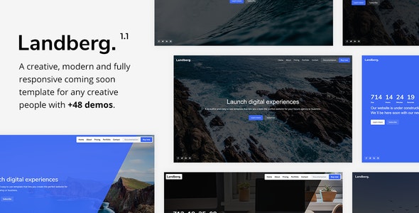 Landberg v1.1 - Coming Soon Template