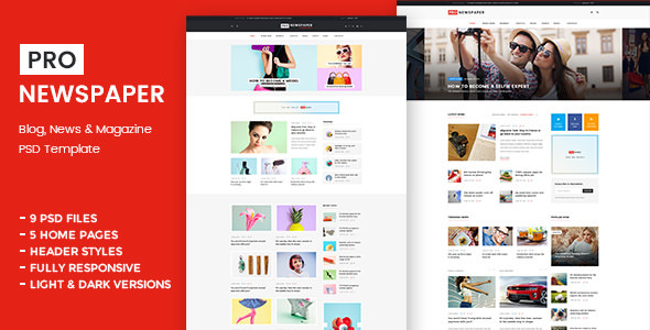 Download Pro Newspaper – Multipurpose News PSD | Free Nulled Scripts