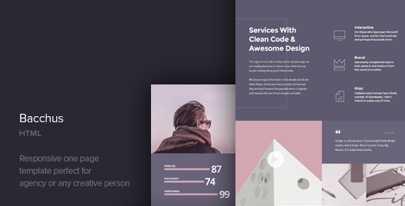 Download Bacchus v1.3 – One Page HTML Template | Free Nulled Scripts