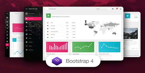 Download Material Dashboard Pro v2.1.2 – Premium Bootstrap 4 Admin Template | Free Nulled Scripts