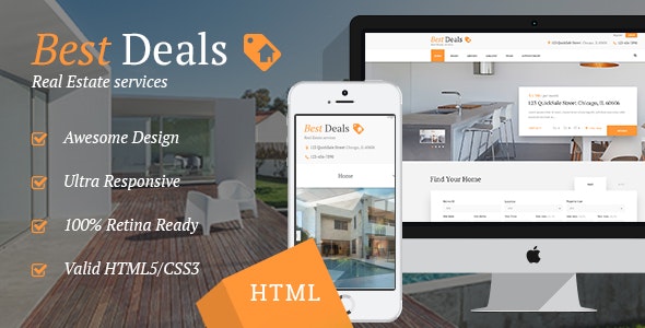 Best Deals v1.1 - Property Sales & Rental Site Template