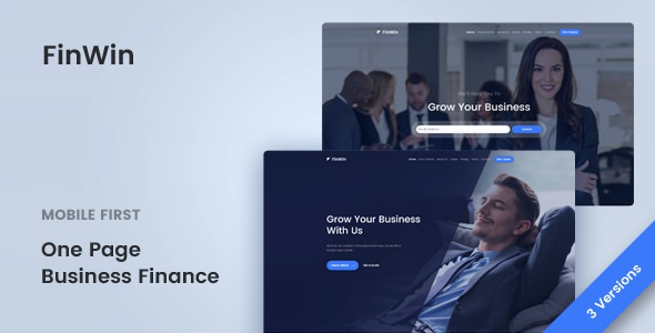 Download FinWin v1.1.2 – One Page Business Finance Template | Free Nulled Scripts