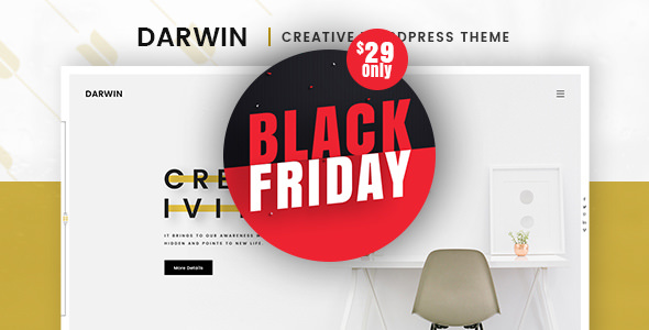 Darwin v1.0.5 - Creative WordPress Theme