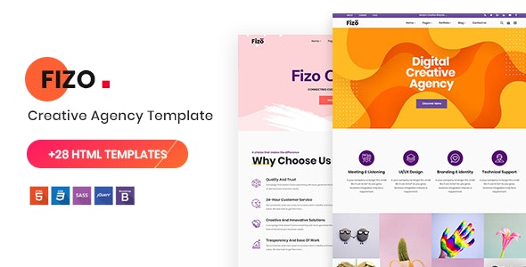 Fizo v1.0 - Creative MultiPurpose HTML5 Template