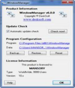 DeskSoft WindowManager 6.3.1 + patch