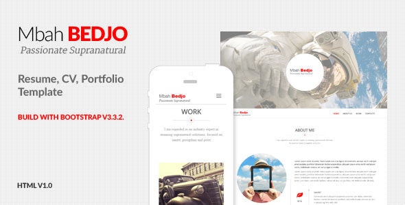 Bedjo v1.0 - Resume, CV, Portfolio Template