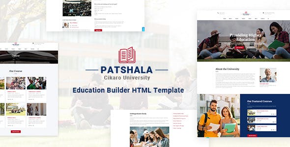 Patshala v1.0 - Education HTML Template with Page Builder