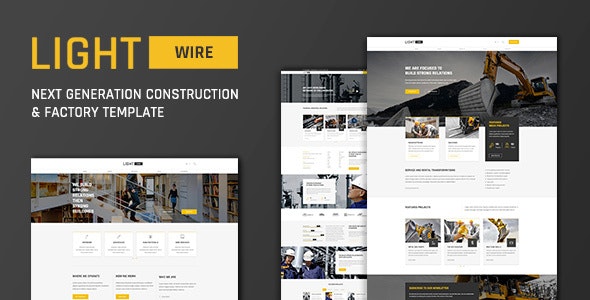 Lightwire v1.0 - Construction And Industry Template