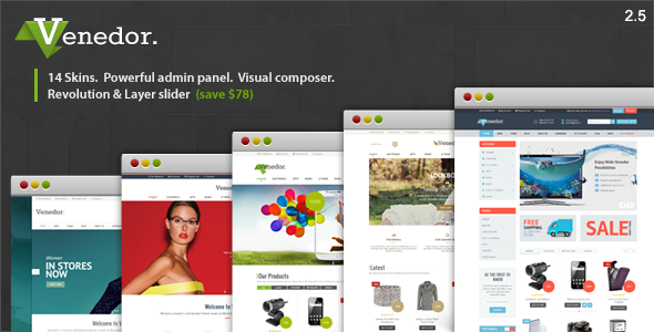 Venedor v2.5.11 - WordPress + WooCommerce Theme