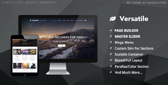 Versatile v1.3.1 - Responsive Multi-Purpose WP Theme