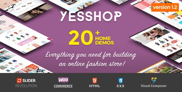 Yesshop v1.3.7 - Responsive Multipurpose WordPress WooCommerce Theme